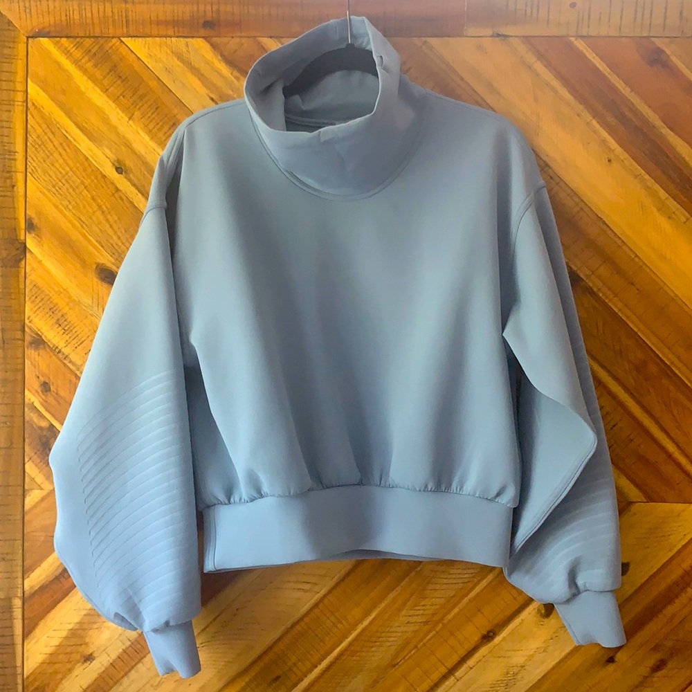 lululemon athletica Slate Blue High-Neck Sweatshirt